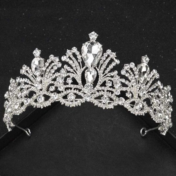 2020 korean silver color wedding crown fashion handmade bride crystal hair accessories princess banquet rhinestone headdress, Golden;white
2020 korean silver color wedding crown fashion handmade bride crystal hair accessories princess banquet rhinestone headdress, Golden;white