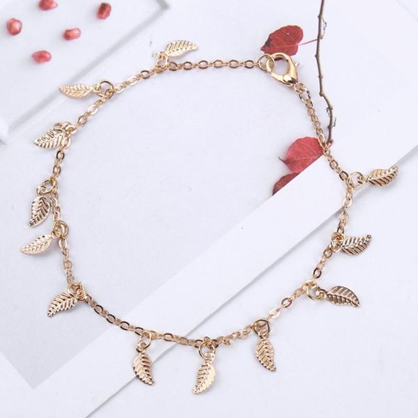 leaves pendant anklets foot chain summer yoga beach leg bracelet handmade anklet rose gold silver color jewelry, Red;blue
leaves pendant anklets foot chain summer yoga beach leg bracelet handmade anklet rose gold silver color jewelry, Red;blue