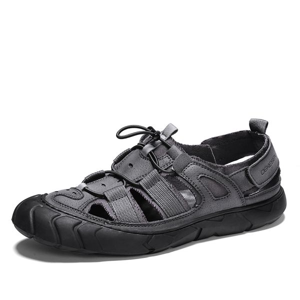 2020 new men's outdoor shoes mens sandals summer leather casual shoes men beach sandals sandalias hombre plus size, Black
2020 new men's outdoor shoes mens sandals summer leather casual shoes men beach sandals sandalias hombre plus size, Black