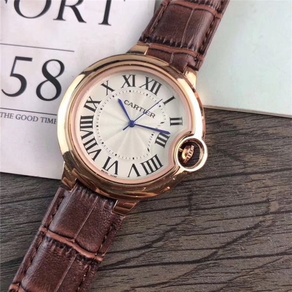 2020 Top бренда Hot Sale Известный Человек Часы Кожа Женщины моды платье Часы Герма Luxury в