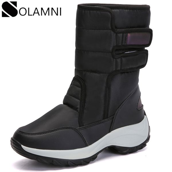 waterproof snow boots for women anti slip mid-calf winter boots with fur warm ladies platform shoes outdoor big size botas mujer, Black
waterproof snow boots for women anti slip mid-calf winter boots with fur warm ladies platform shoes outdoor big size botas mujer, Black