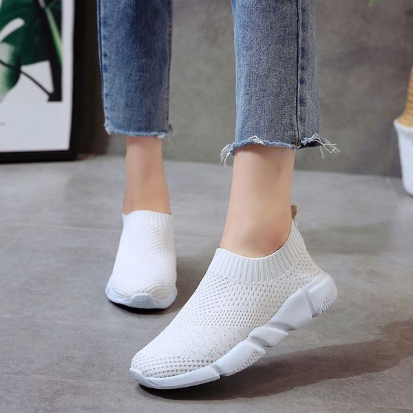new casual flats womens shoes large size knitted breathable comfortable lightweight ladies shoes sneakers women zapatos de mujer, Black
new casual flats womens shoes large size knitted breathable comfortable lightweight ladies shoes sneakers women zapatos de mujer, Black