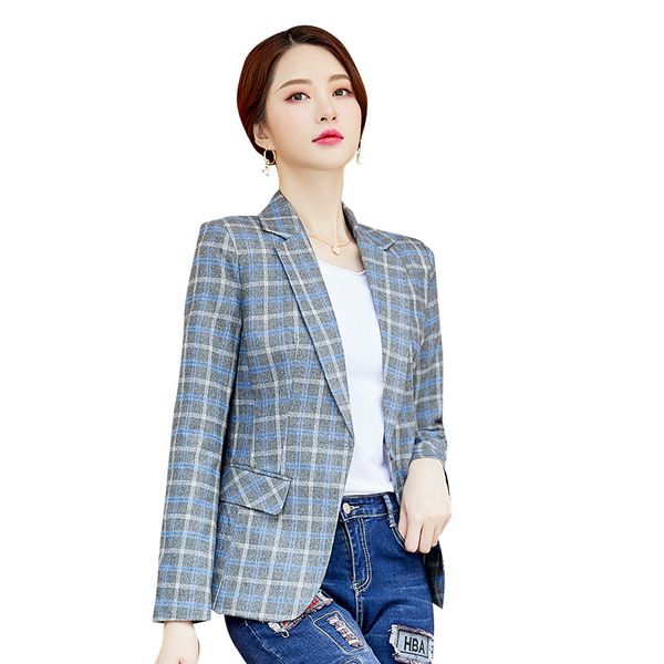 women blazers and jackets plaid small suit coat women new spring and summer korean version loose casual retro suit coat, White;black
women blazers and jackets plaid small suit coat women new spring and summer korean version loose casual retro suit coat, White;black