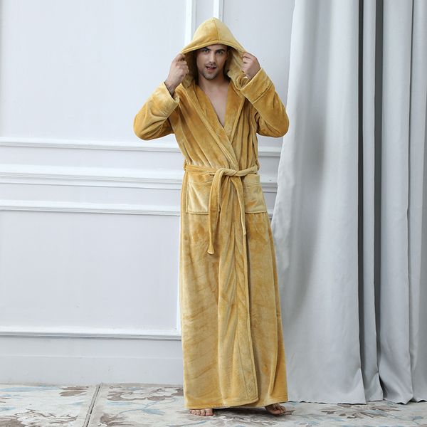 mens bathrobes sleepwear nachthemd home service pyjamas robes womens bathrobe flannel winter robe male hooded thick pajamas, Black;brown
mens bathrobes sleepwear nachthemd home service pyjamas robes womens bathrobe flannel winter robe male hooded thick pajamas, Black;brown