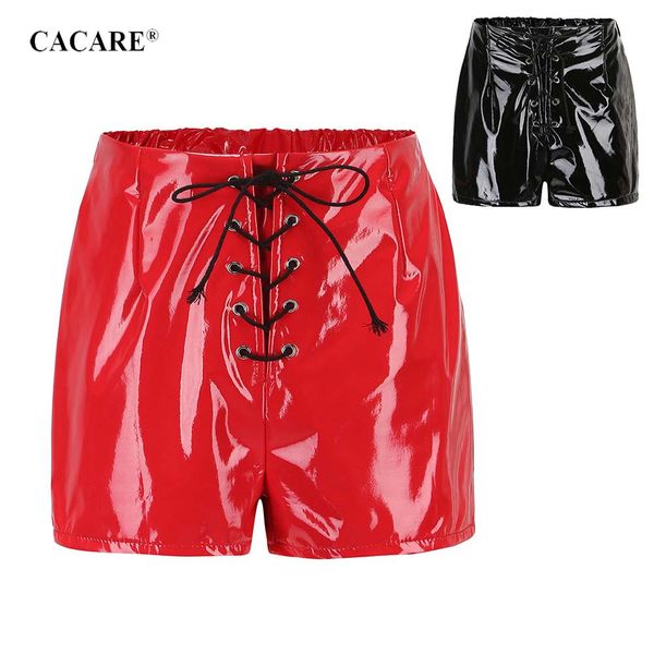 high waisted pu leather shorts for women shorts summer autumn ants f0256 with waist belt, White;black
high waisted pu leather shorts for women shorts summer autumn ants f0256 with waist belt, White;black