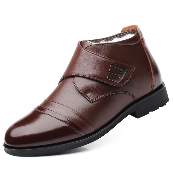 winter shoes men boots genuine leather warm shoes men ankle boots fashion brand cow leather male footwear size 38-44, Black
winter shoes men boots genuine leather warm shoes men ankle boots fashion brand cow leather male footwear size 38-44, Black