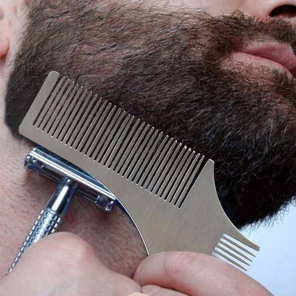 beard styling comb double-side beard brush stainless steel right angle shaving comb for men styling tools
beard styling comb double-side beard brush stainless steel right angle shaving comb for men styling tools