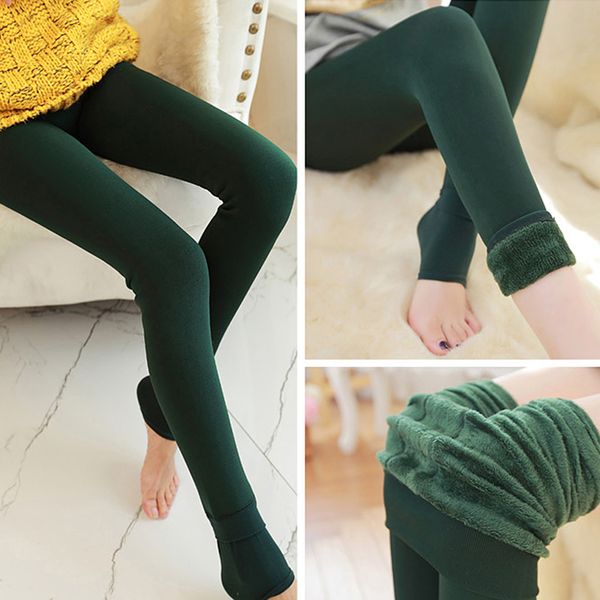 winter female elegant thickening legging high elastic velvet stepping leggings women's one piece solid slim warm leggings, Black
winter female elegant thickening legging high elastic velvet stepping leggings women's one piece solid slim warm leggings, Black