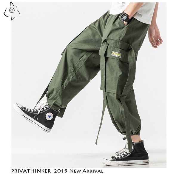 men loose vintage cargo pants 2019 autumn streetwear joggers men hip hop japan pockets pants male trousers oversize, Black
men loose vintage cargo pants 2019 autumn streetwear joggers men hip hop japan pockets pants male trousers oversize, Black