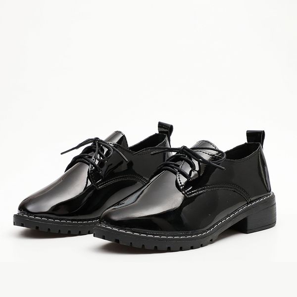 mcckle low square heels women shoes patent leather pumps lace up ladies sewing classic round toe female fashion casual autumn, Black
mcckle low square heels women shoes patent leather pumps lace up ladies sewing classic round toe female fashion casual autumn, Black