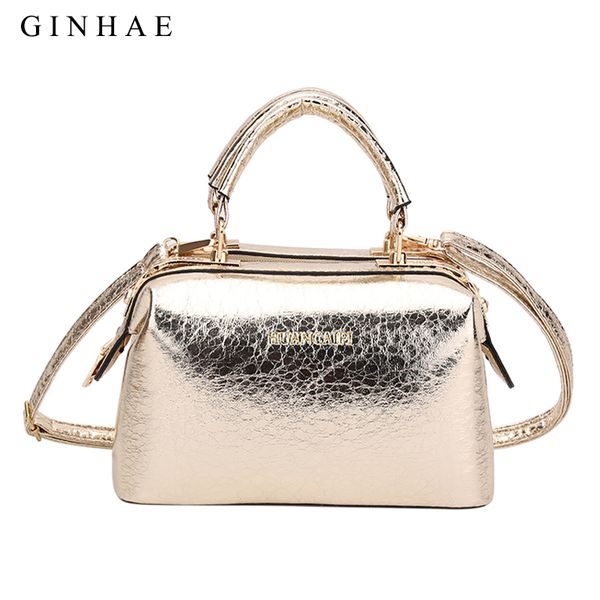 2020 new arrival glossy women boston bag golden color split leather tote handbags ladies shoulder crossbody bags 
2020 new arrival glossy women boston bag golden color split leather tote handbags ladies shoulder crossbody bags