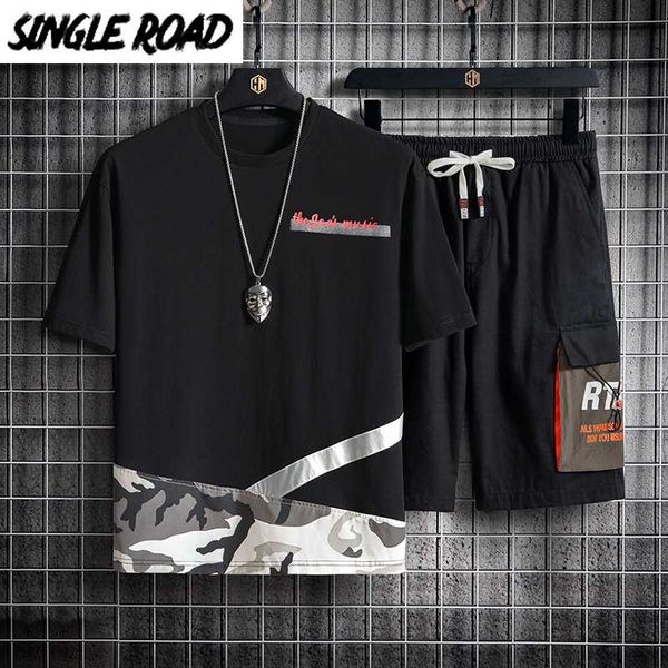 men's tracksuits singleroad tracksuit men clothing 2021 summer patchwork streetwear t-shirt shorts sportswear hip hop 2 pieces set male, Gray
men's tracksuits singleroad tracksuit men clothing 2021 summer patchwork streetwear t-shirt shorts sportswear hip hop 2 pieces set male, Gray