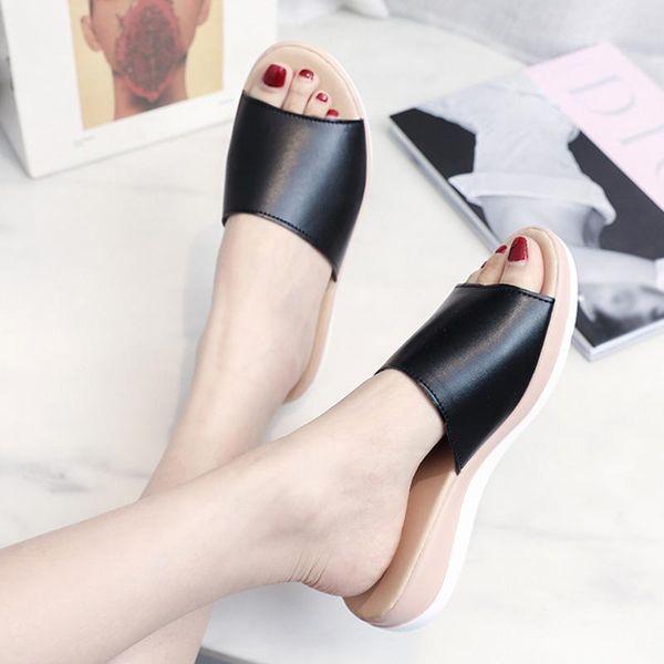 platform wedge slippers women ladies casual beach slippers sandals shoes zapatos de mujer women femme pantoufles, Black
platform wedge slippers women ladies casual beach slippers sandals shoes zapatos de mujer women femme pantoufles, Black