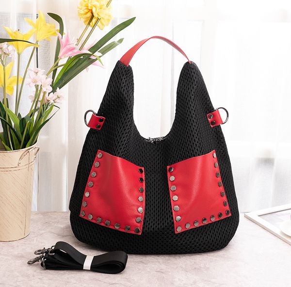2020 new women's bag fashion studded big bag shoulder messenger handbag lady handbag
2020 new women's bag fashion studded big bag shoulder messenger handbag lady handbag
