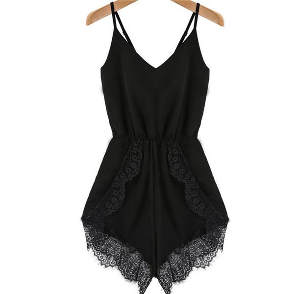 jumpsuit women bodysuit playsuit women strap sleeveless lace chiffon party jumpsuit rompers playsuit combinaison femme-30, Black;white
jumpsuit women bodysuit playsuit women strap sleeveless lace chiffon party jumpsuit rompers playsuit combinaison femme-30, Black;white