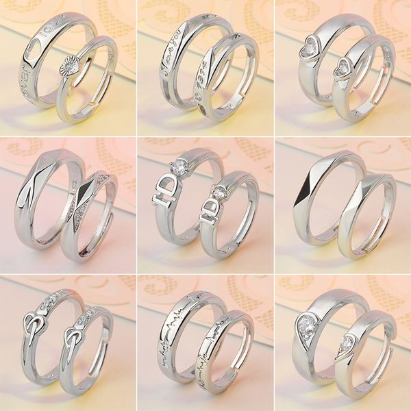 2/pic couples ring couple titanium steel diamond ring european and american fashion refers to openable couples ring, Silver
2/pic couples ring couple titanium steel diamond ring european and american fashion refers to openable couples ring, Silver