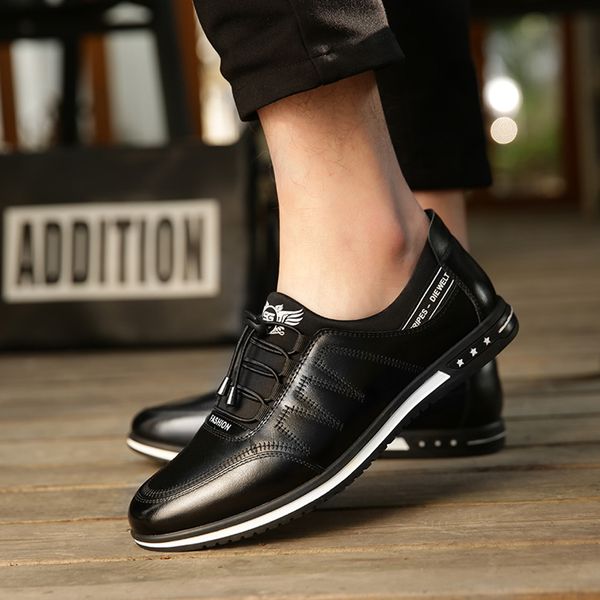 perimedes pu gentleman sing shoes men classics comfortable fashion british style leather shoes non-slip breathable flats, Black
perimedes pu gentleman sing shoes men classics comfortable fashion british style leather shoes non-slip breathable flats, Black