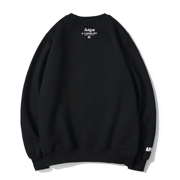 aape new mens sweater brand designer pullover solid color camouflage print sports running cotton breathable wild pullover, White;black
aape new mens sweater brand designer pullover solid color camouflage print sports running cotton breathable wild pullover, White;black