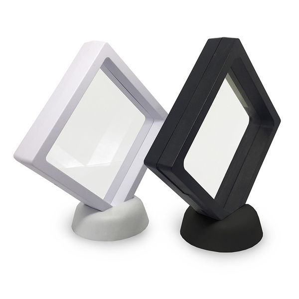 suspended floating display case jewellery coins gems holder stand box floating display case black white color
suspended floating display case jewellery coins gems holder stand box floating display case black white color