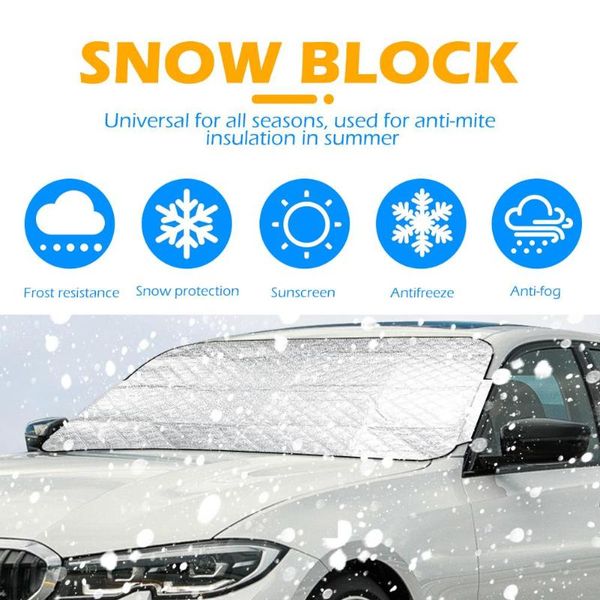 car suv front windshield cover aluminum film tpu cotton velvet non-woven snow ice shield uv sun shade universal 147x100cm
car suv front windshield cover aluminum film tpu cotton velvet non-woven snow ice shield uv sun shade universal 147x100cm