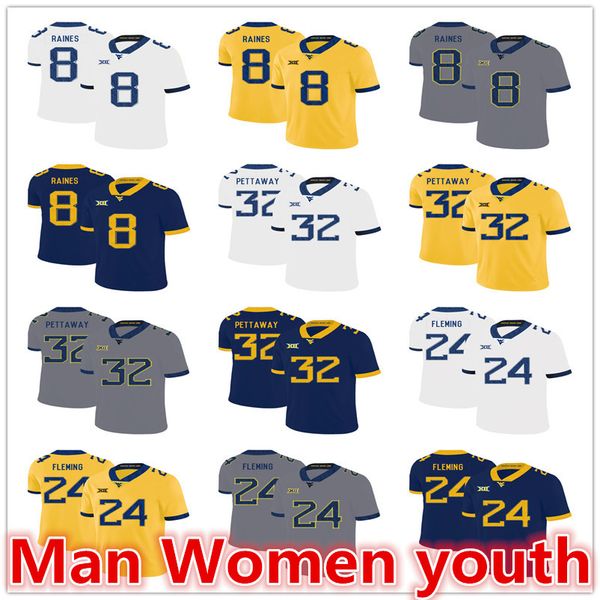 customize ncaa west virginia mountaineers wvu football jerseys kwantel raines 8 martell pettaway 32 maurice fleming 24 jersey any names-5xl, Black
customize ncaa west virginia mountaineers wvu football jerseys kwantel raines 8 martell pettaway 32 maurice fleming 24 jersey any names-5xl, Black