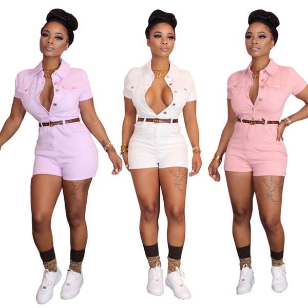 women short jumpsuit solid color button rompers summer short sleeve overalls bodysuit s-2xl suspenders clothing 2785, Black;white
women short jumpsuit solid color button rompers summer short sleeve overalls bodysuit s-2xl suspenders clothing 2785, Black;white