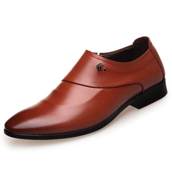 2019 spring men's business dress shoes pointed toe casual shoes low to help breathable men's, Black
2019 spring men's business dress shoes pointed toe casual shoes low to help breathable men's, Black