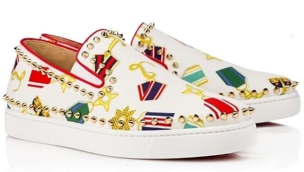 2019 last designer red bottom sneakers casual shoes mens womens black lows spikes flats loafers pik boat genuine leather design shoe l6
2019 last designer red bottom sneakers casual shoes mens womens black lows spikes flats loafers pik boat genuine leather design shoe l6