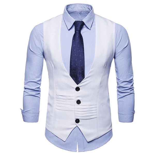 new men suit vest irregular mens wedding waistcoat 2018 brand classic v collar gilet homme slim fit single breasted vests xxl, Black;white
new men suit vest irregular mens wedding waistcoat 2018 brand classic v collar gilet homme slim fit single breasted vests xxl, Black;white