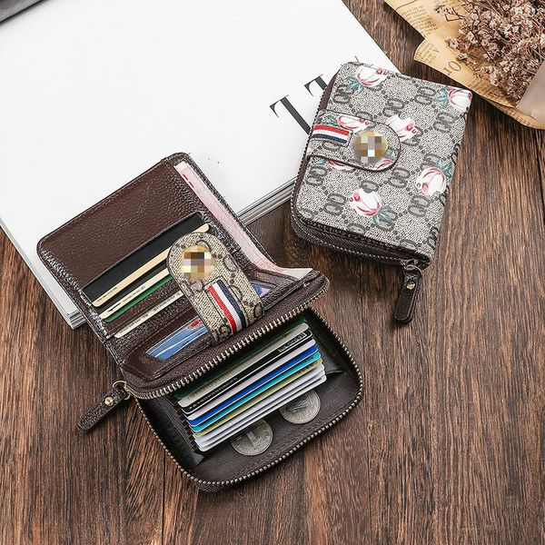 2020 new short wallet card bag one-piece printing zipper wallet womens multiple card slots driving license leather cover card
2020 new short wallet card bag one-piece printing zipper wallet womens multiple card slots driving license leather cover card