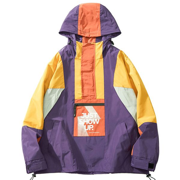 sifan 2019 men harajuku hip hop jacket coat streetwear color block hooded windbreaker jacket retro patchwork zip track jacket autumn, Black
sifan 2019 men harajuku hip hop jacket coat streetwear color block hooded windbreaker jacket retro patchwork zip track jacket autumn, Black