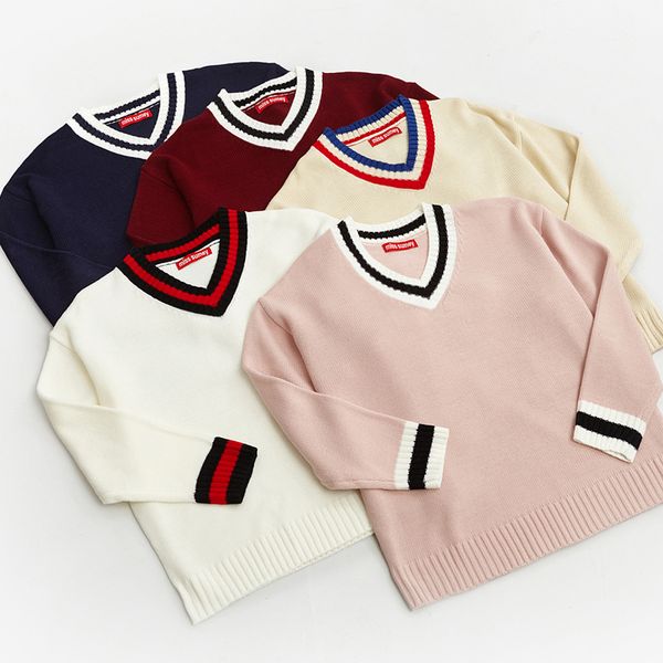2018 winter women's harajuku kawaii loose wild basic models v neck sweater female casual thick jumper retro pullover for women, White;black
2018 winter women's harajuku kawaii loose wild basic models v neck sweater female casual thick jumper retro pullover for women, White;black
