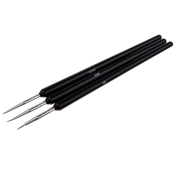 dotting tools nail art brushes- professional sable brush pen, detailer, liner set of 3-, Silver
dotting tools nail art brushes- professional sable brush pen, detailer, liner set of 3-, Silver