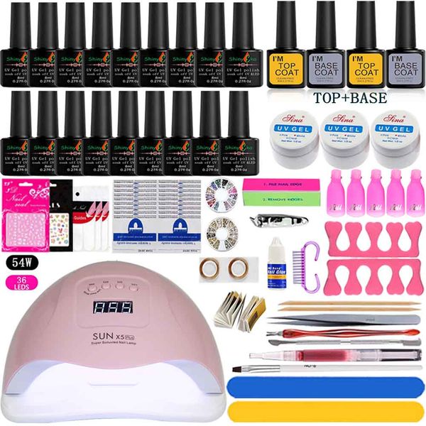 full manicure set with lamp nail set 54w/48w/36w uv led lamp for nail art sets 18/12/6 pcs polish tools for manicure
full manicure set with lamp nail set 54w/48w/36w uv led lamp for nail art sets 18/12/6 pcs polish tools for manicure