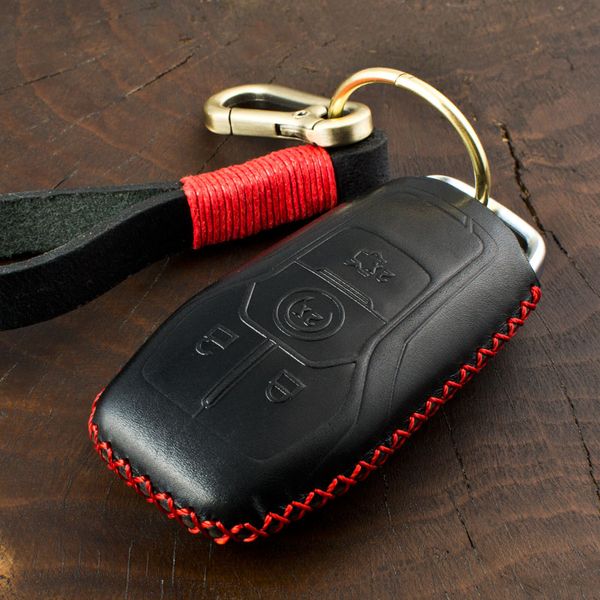 1 pcs genuine leather key case cover holder for mustang explorer taurus f-150 mondeo key cover car styling
1 pcs genuine leather key case cover holder for mustang explorer taurus f-150 mondeo key cover car styling