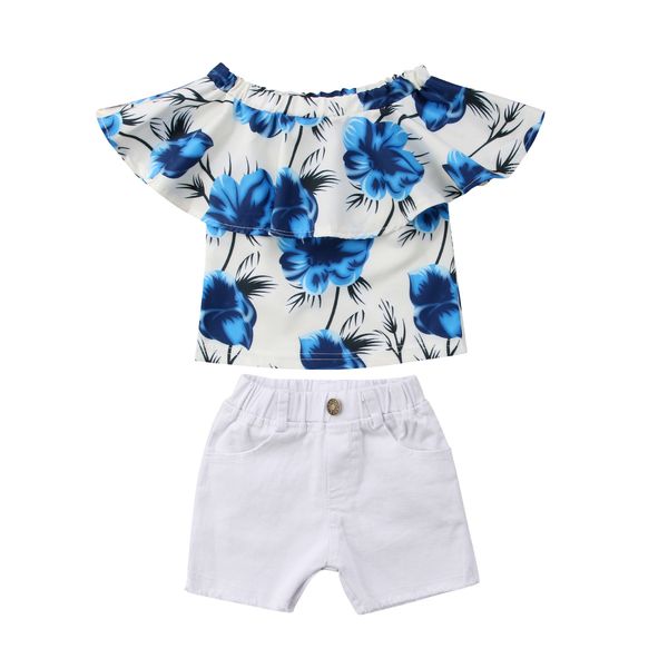 pudcoco girl clothes 2pcs toddler kids baby girls 2018 summer casual off shoulder flower +shorts outfits clothes set, White
pudcoco girl clothes 2pcs toddler kids baby girls 2018 summer casual off shoulder flower +shorts outfits clothes set, White