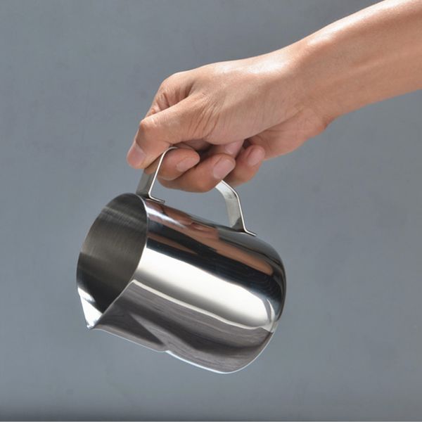 stainless steel milk jug 150-1000ml cream cup barista craft coffee creamer latte art frothing pitcher milk foam tool coffeware
stainless steel milk jug 150-1000ml cream cup barista craft coffee creamer latte art frothing pitcher milk foam tool coffeware