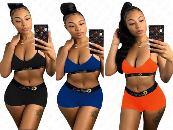 women designer swimsuit 2 piece swimwear printing sports bra crop tank vests + shorts bikini set beachwear swim bathing suit d61706, White
women designer swimsuit 2 piece swimwear printing sports bra crop tank vests + shorts bikini set beachwear swim bathing suit d61706, White