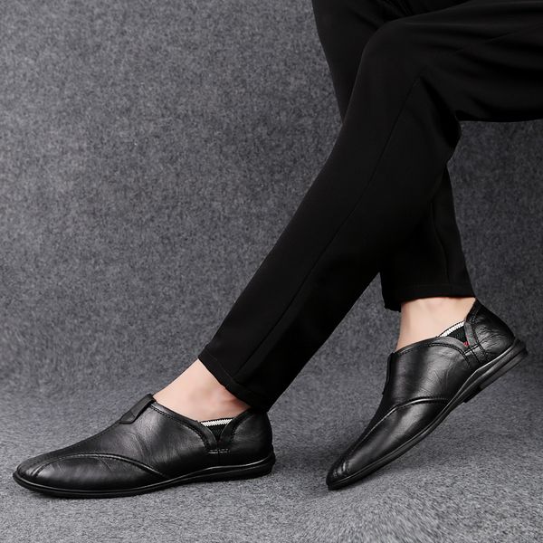 men flats shoes black casual platform pointed shoes genuine leather shoes outdoor male loafers men flats breathable moccasins
men flats shoes black casual platform pointed shoes genuine leather shoes outdoor male loafers men flats breathable moccasins