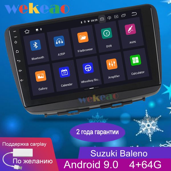 wekeao touch screen 9'' android 9.0 car dvd multimedia player for baleno car radio gps navigation 2016-2019
wekeao touch screen 9'' android 9.0 car dvd multimedia player for baleno car radio gps navigation 2016-2019
