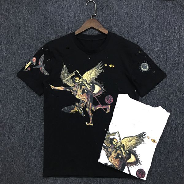 19ss mens t shirt fashion cotton couple short sleeve mens print casual tees white black size s-2xl
19ss mens t shirt fashion cotton couple short sleeve mens print casual tees white black size s-2xl