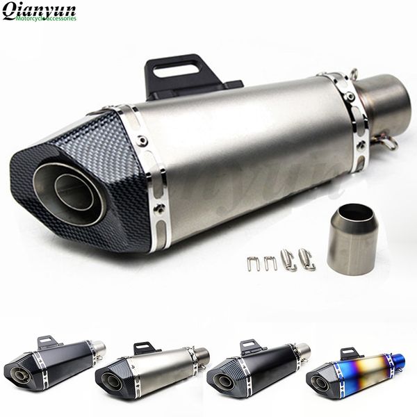 51mm universal motorcycle exhaust pipe muffler racing escape exhaust moto for grom cbr250r cbr300r cb300f fa cbr500r/f/x
51mm universal motorcycle exhaust pipe muffler racing escape exhaust moto for grom cbr250r cbr300r cb300f fa cbr500r/f/x