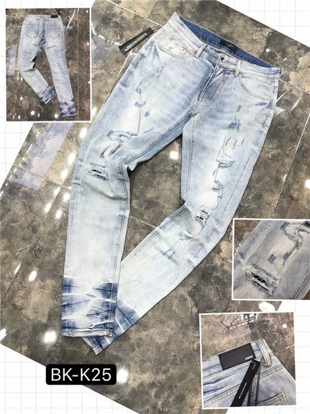 

solid classic style fashion straight ofwhite35 fit arrival biker blue jeans pants distressed water diamond zebra stripes jeans sz 28-40g