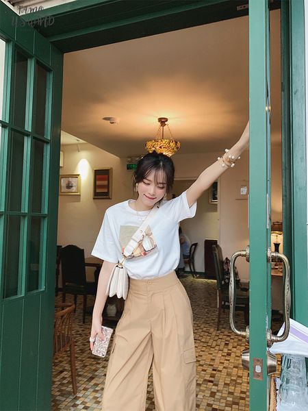 mishow 2020 summer new collection sweet easy geometric print o neck short sleeve female cotton t shirt mx19b3420, White
mishow 2020 summer new collection sweet easy geometric print o neck short sleeve female cotton t shirt mx19b3420, White