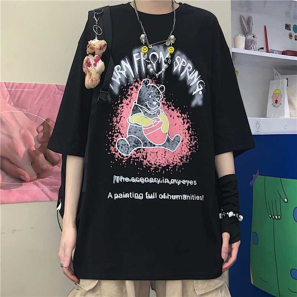 летний новый повседневный короткий рукав футболки harajuku одежда симпатичные панк печати рубашки топы cartoon fun пассивом сыпучие готическ, White
летний новый повседневный короткий рукав футболки harajuku одежда симпатичные панк печати рубашки топы cartoon fun пассивом сыпучие готическ, White