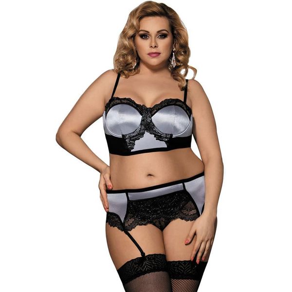 woman lingeries luxury lingerie sexe underwear women designer underwears lace 5xl femme women sleepwear pajamas sets plus size 80093, Black;white
woman lingeries luxury lingerie sexe underwear women designer underwears lace 5xl femme women sleepwear pajamas sets plus size 80093, Black;white