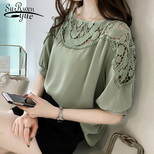 fashion woman blouses 2018 short sleeve summer hollow out chiffon blouse shirt plus size 3xl 4xl women 0621 40, Slivery;brown
fashion woman blouses 2018 short sleeve summer hollow out chiffon blouse shirt plus size 3xl 4xl women 0621 40, Slivery;brown