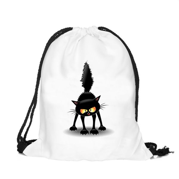 39x30cm harajuku cute cloth drawstring bags canvas white color black cat kawaii storage bags backpack 3d printed womens gift bag
39x30cm harajuku cute cloth drawstring bags canvas white color black cat kawaii storage bags backpack 3d printed womens gift bag
