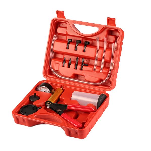 15pcs car auto hand held vacuum pistol pump brake bleeder adaptor fluid reservoir tester kit 2 in 1 hand tool kits
15pcs car auto hand held vacuum pistol pump brake bleeder adaptor fluid reservoir tester kit 2 in 1 hand tool kits