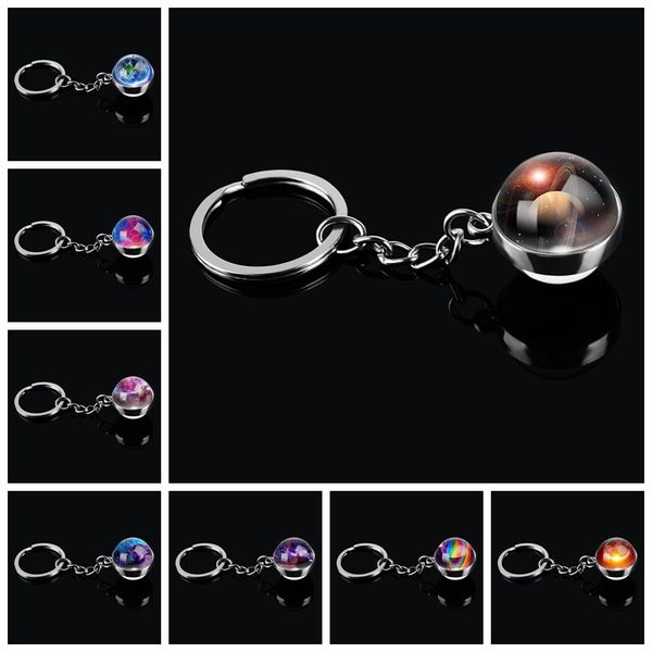 double side glass ball keychain handmade universe galaxy nebula keychain planet pendant key chain key holder outer space jewelry, Slivery;golden
double side glass ball keychain handmade universe galaxy nebula keychain planet pendant key chain key holder outer space jewelry, Slivery;golden